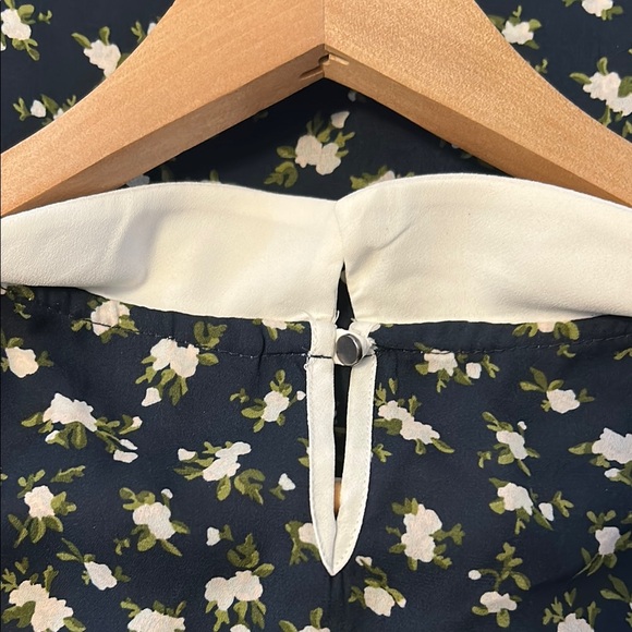 Twik Floral Navy Blouse - Picture 3 of 5